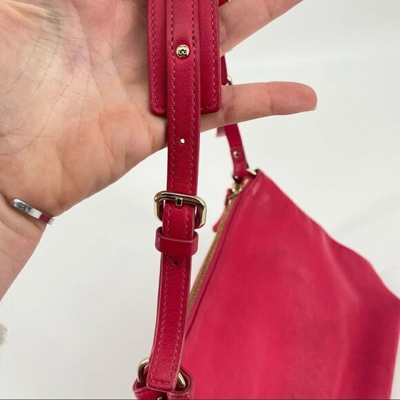 Kate spade raspberry leather tote shoulder bag - Picture 4 of 10
